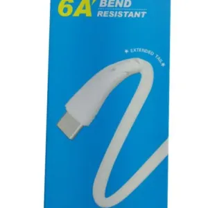 Cable Redd USB a tipo C 6A blanco
