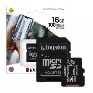 Memoria microSD Kingston Canvas Select Plus con adaptador