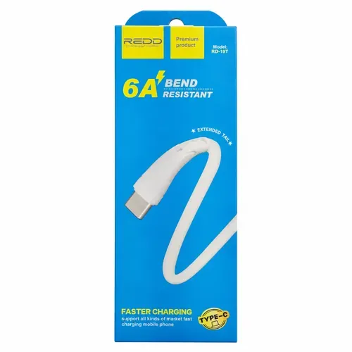 Cable Redd USB a tipo C 6A blanco