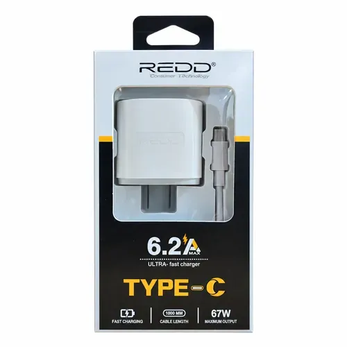 Cargador Redd tipo C 6.2A 67W